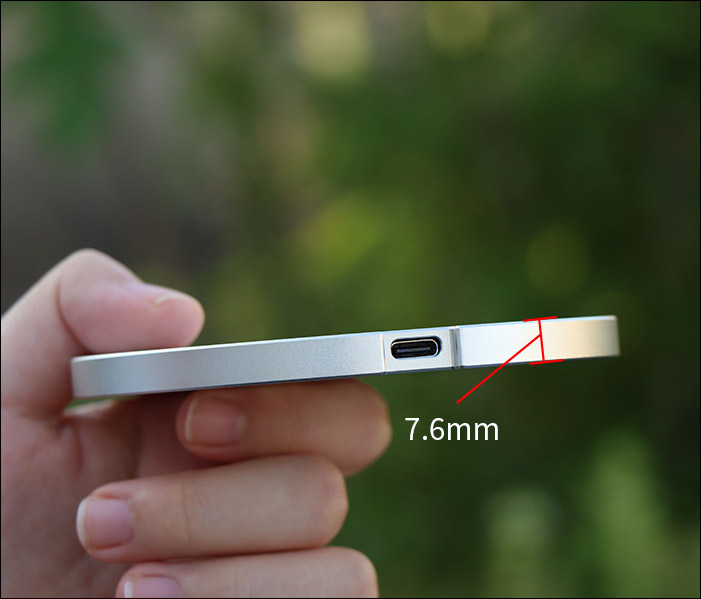 7.6mm thickness