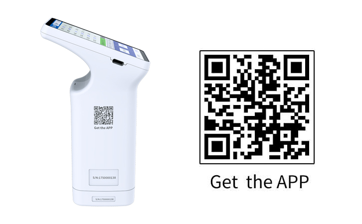 Scan the QR code on the device