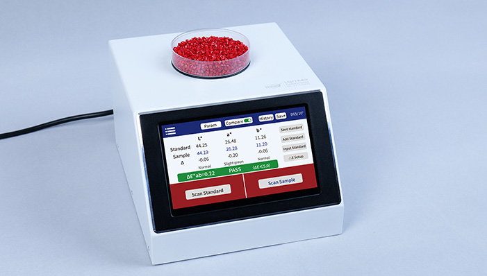 Spectrocolorimeter Measuring Masterbatches