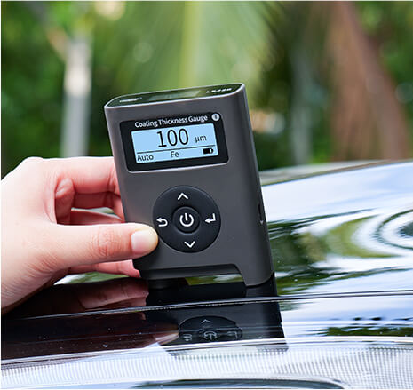 Car paint coating measurement
