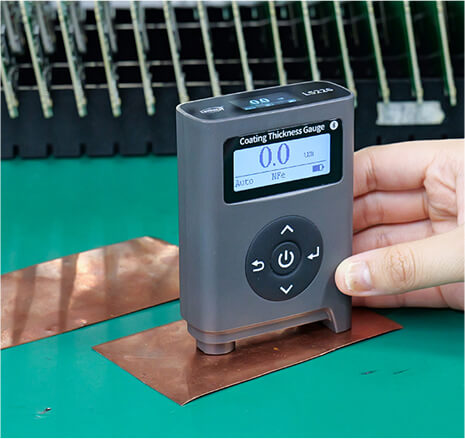 Copper foil measurement