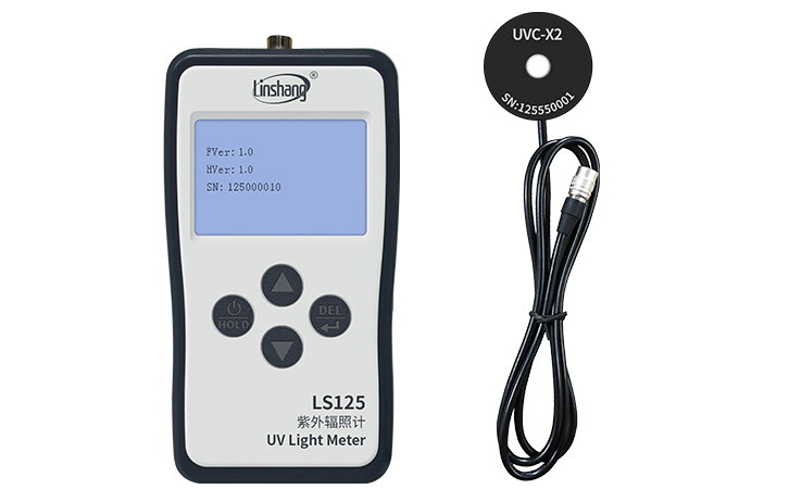 LS125 UV Light Meter +UVC-X2 Probe